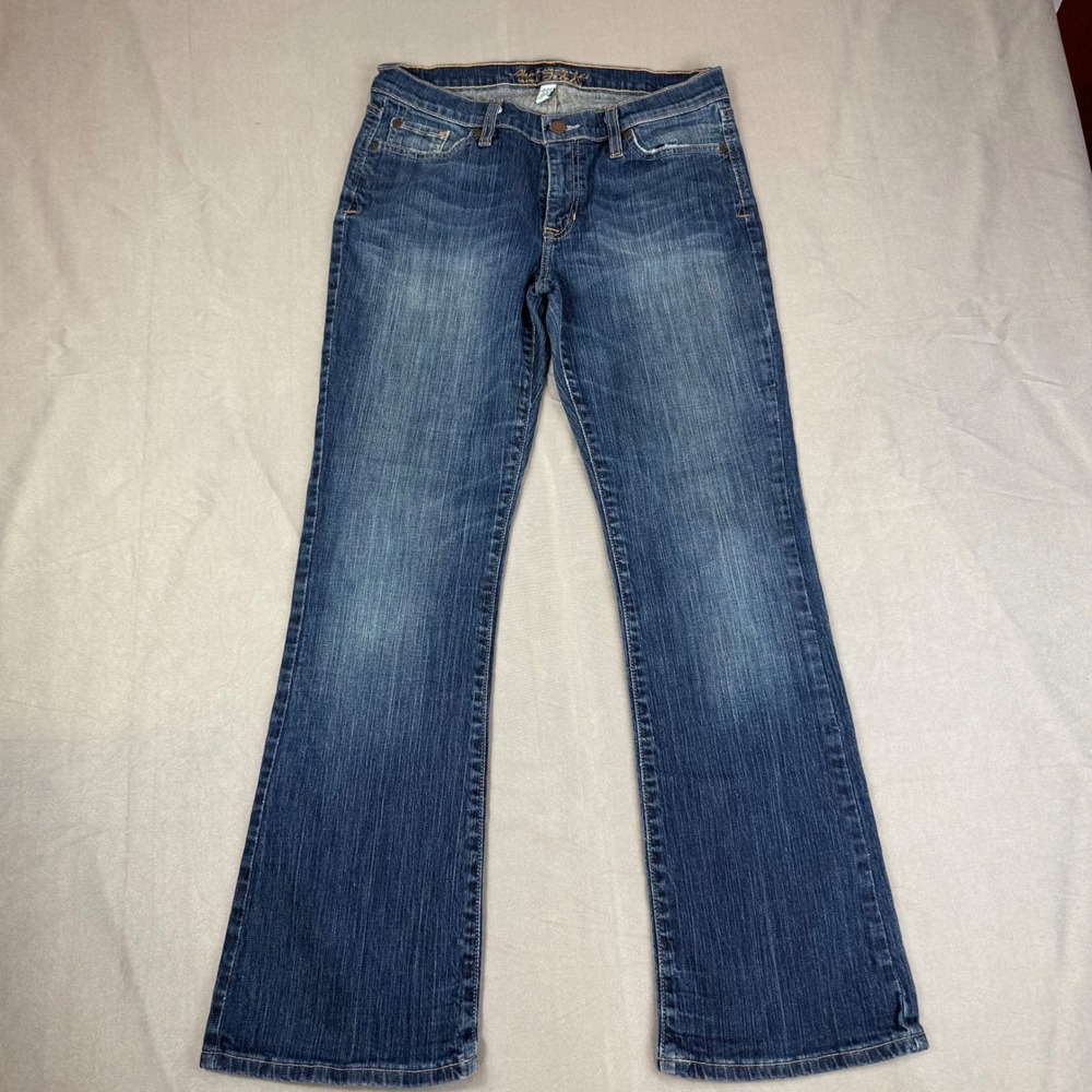 Abercrombie Fitch Stretch Bootcut Jeans Dark Wash Size 6 Short
